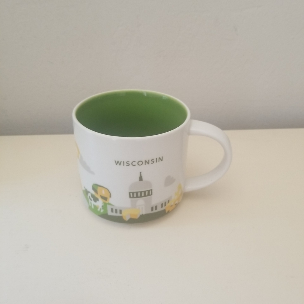 Starbucks wisconsin you are here collection mug